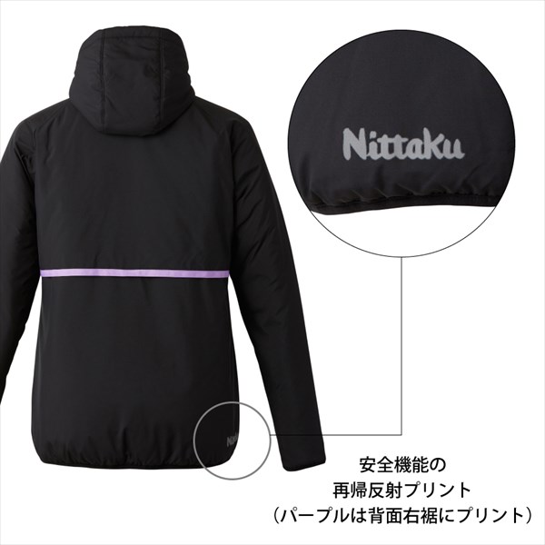 ウェア 卓球 メンズウェア男女兼用アパレル Nittaku ニッタク男女兼用アパレルsdホットウォーマーシャツ Nw 2867 50 パープル スポーツゾーンaspo