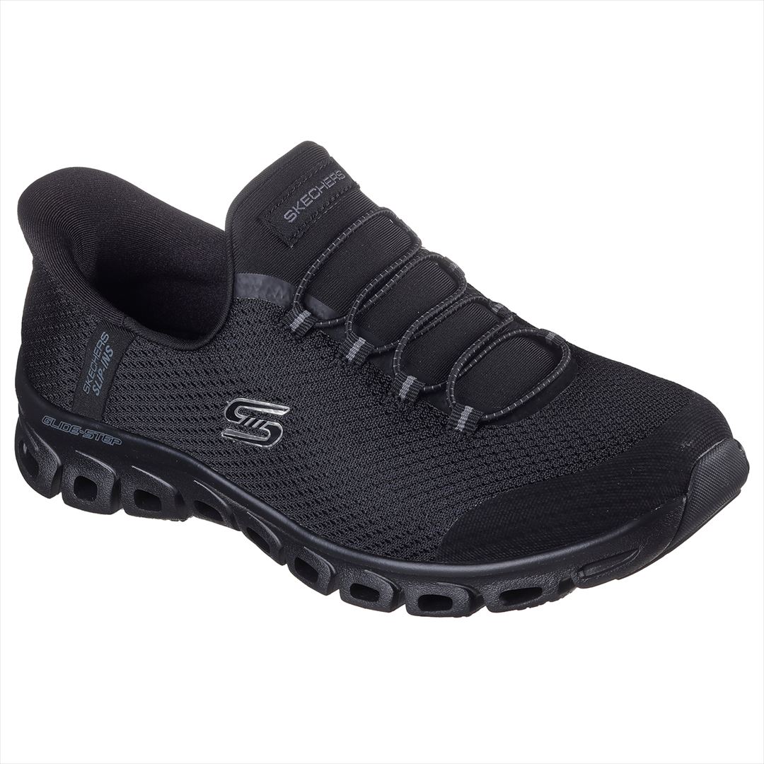 [SKECHERS]スケッチャーズ レディーススリップインズシューズ GLIDE-STEP-PURSUIT (104547W)(BBK) ブラック