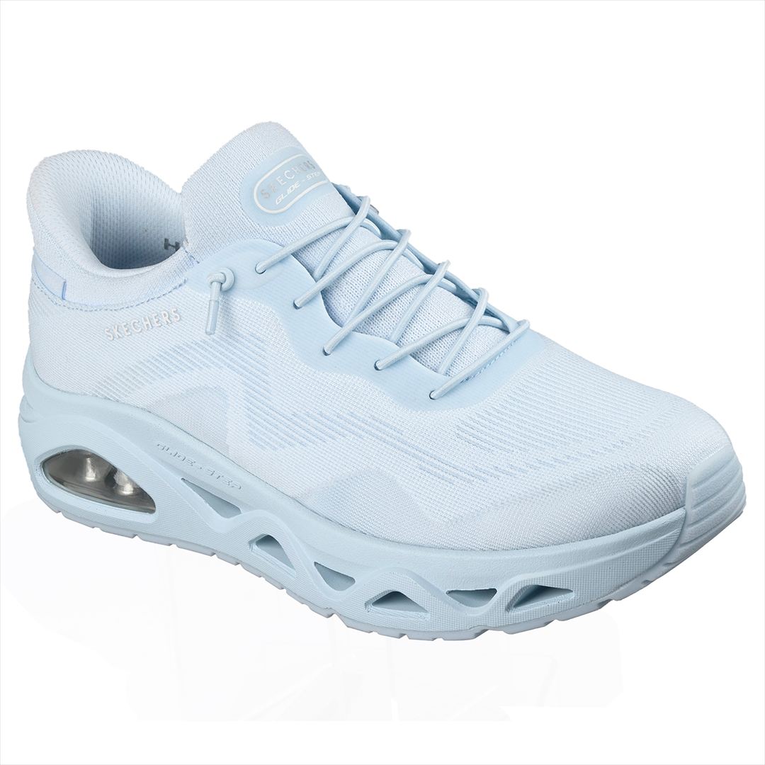 [SKECHERS]スケッチャーズ レディーススリップインズシューズ UNO GLIDE-STEP - AIR GLIDERS (190115)(LTBL) ライトブルー