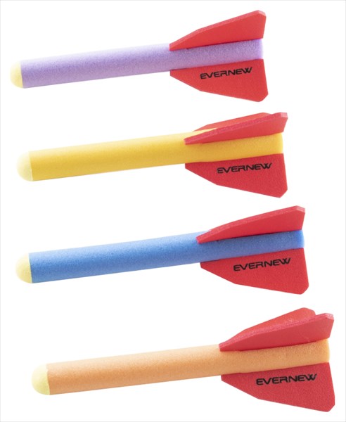[EVERNEW]エバニュー レクリエーション用品 フォームロケット(4色組)ショート (ETE075)