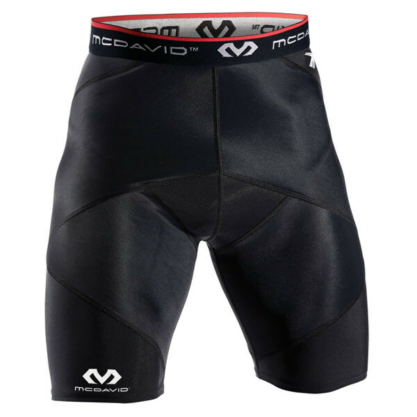 [返品交換不可] [Mcdavid]マクダビッド クロスコンプレッション ショーツ ブラック (8200)(BK)