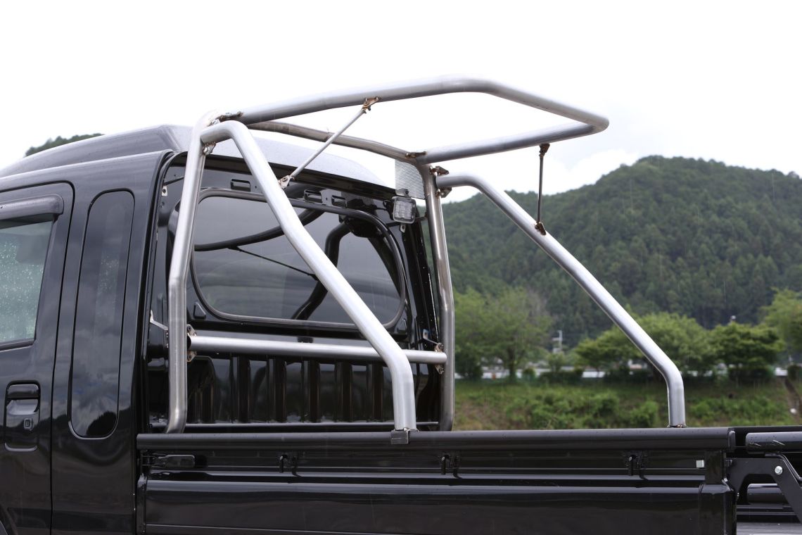 キャリイ/スーパーキャリイ DA16T タイタン50 TORII 鳥居(ロールケージ) 50.8Φアルスター 未塗装品 シルクロード 受注生産４週間前後