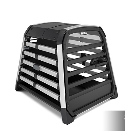 Thule Allax スーリー ドッグクレート 大いさ L Compact 外寸(糎)(幅×高さ×奥ふかさ)70x69x87-93 愛玩動物用 持ちはこびボックス席 TH770003 10類概念の大いさ備え付けると伸縮能力のあるな社会システムにより、広広とした車種に相応うします。