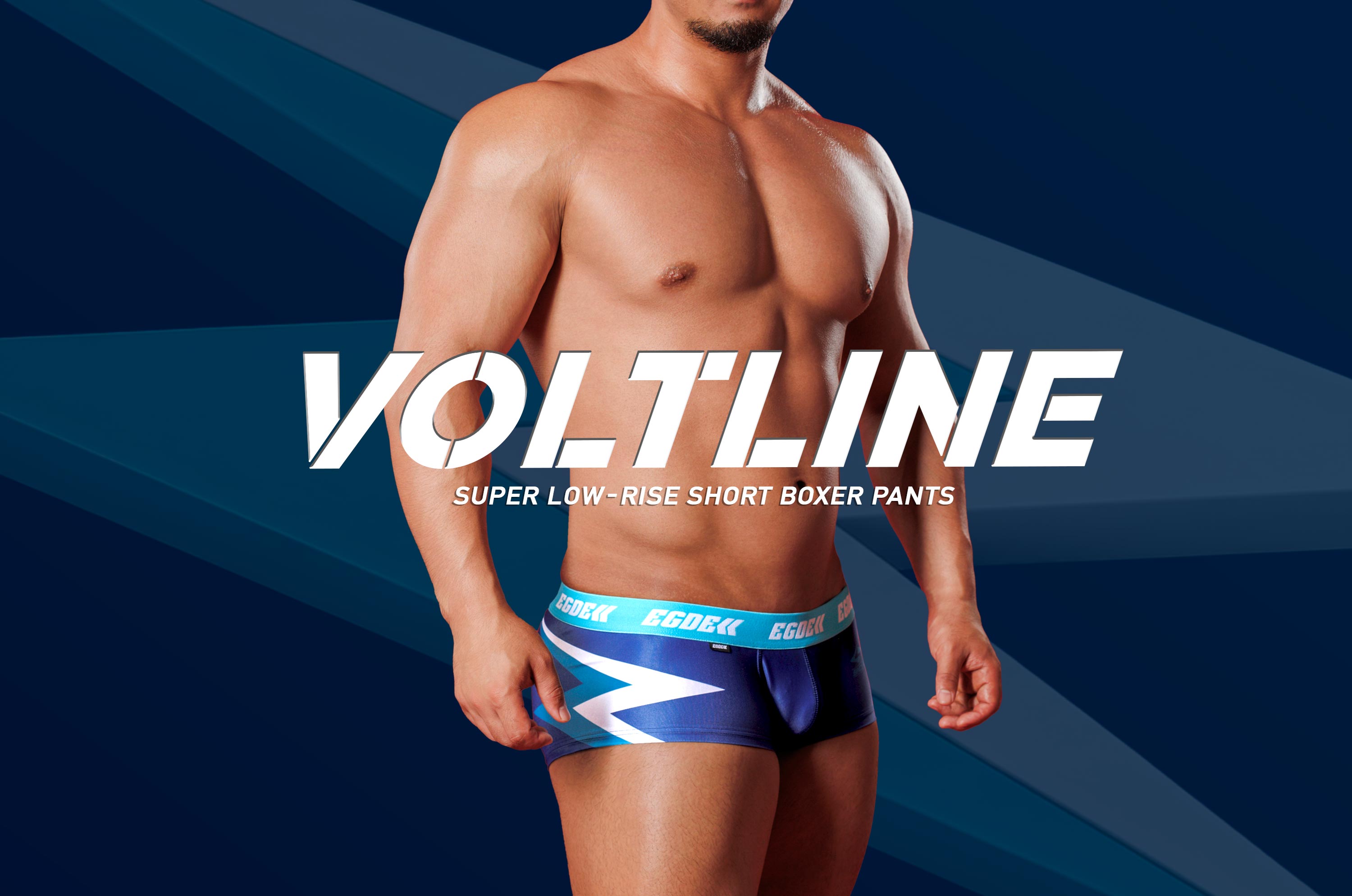 4065 VOLTLINE super low-rise short boxer pants バナー
