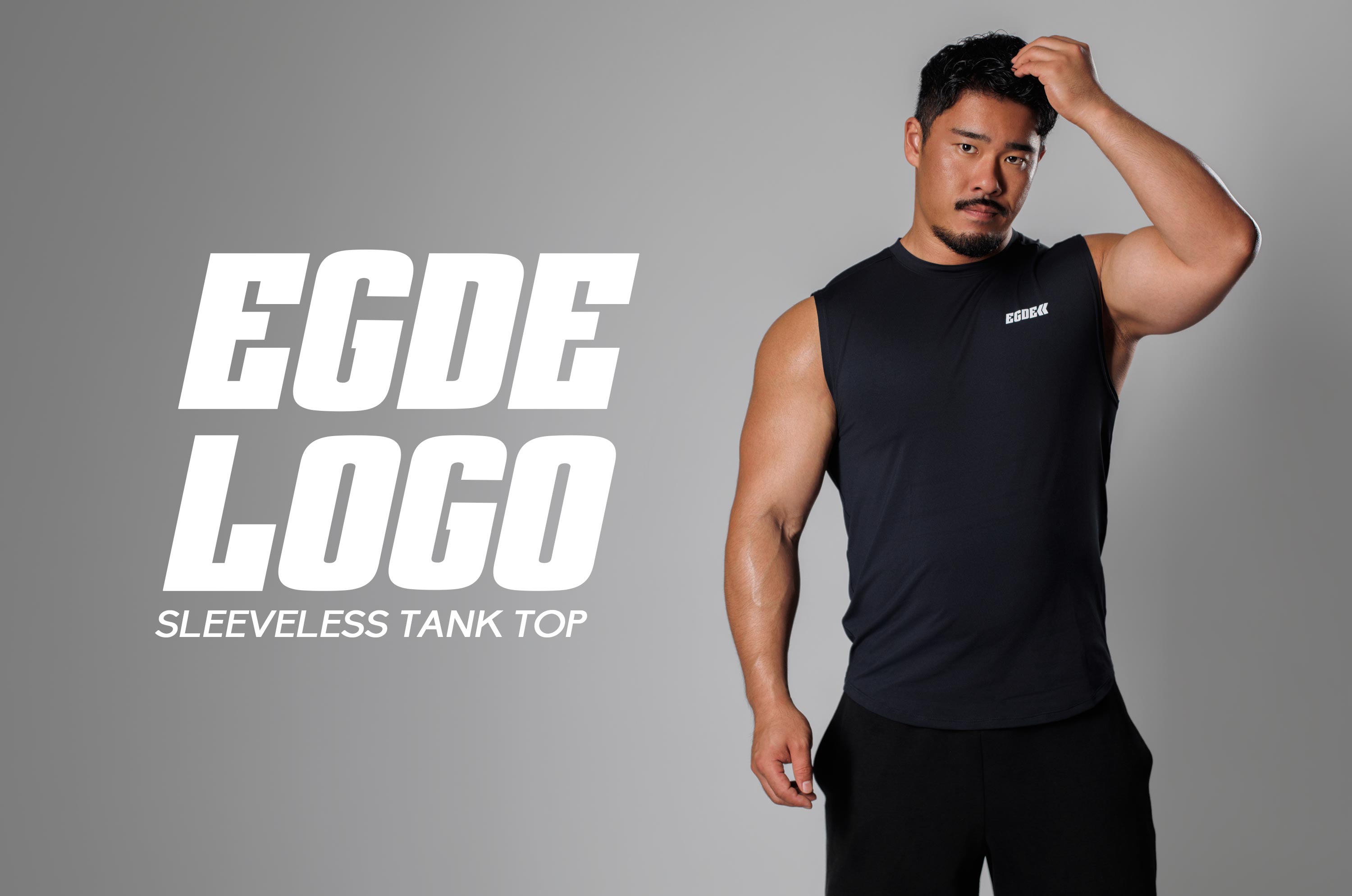 4050 EGDE LOGO sleeveless tank top banner