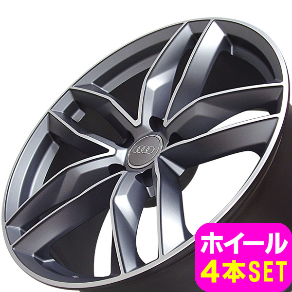 正規品即納アウディ A4/S4 B9/B8 8W/8K系 新品 A-1196 18インチ +45 タイヤホイール 245/40R18 PMG 4本セット ラジアルタイヤ