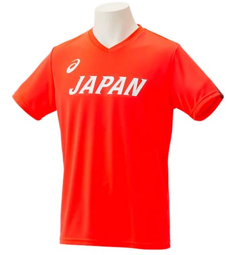 アシックス asics 陸上日本代表応援Tシャツ 2093A043-600