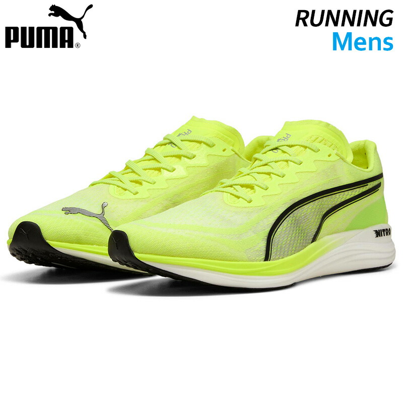 Puma Nitro スパイクシューズ ブラック/イエロー 311428-03_000.jpg