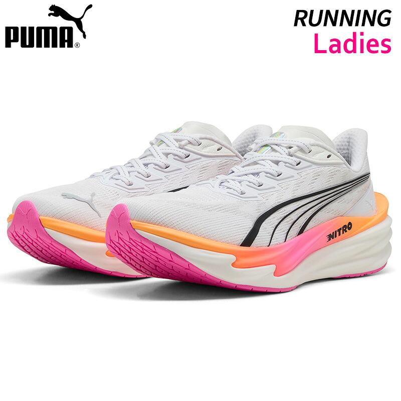 プーマ puma ディヴィエイト ニトロ 4 ウィメンズ 31212410 レディース ロード ランニング レース用 シューズ 26SS｜athlete1