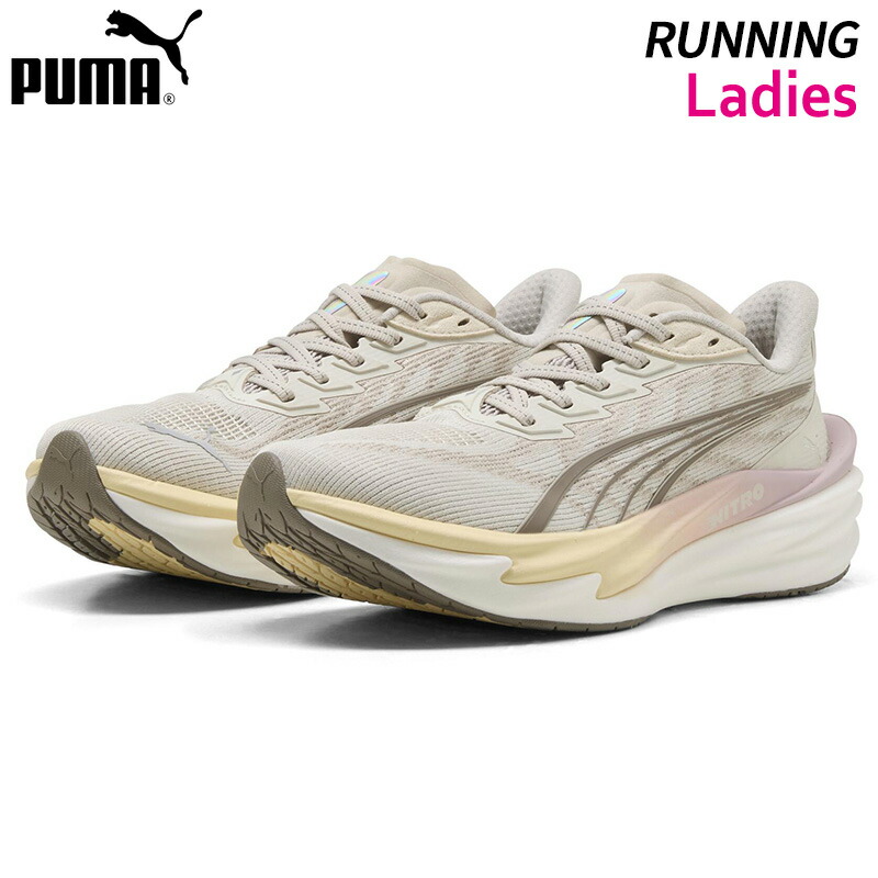 プーマ puma ディヴィエイト ニトロ 4 ウィメンズ 31212424 レディース ロード テンポアップ ランニング レース用 シューズ カーボン 厚底 26AW|athlete1