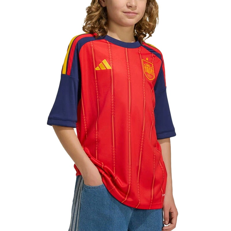 アディダス adidas キッズ エスパニア代議員団 2026 介護ホーム 写し物 制服 JZ5757 赤ちゃん 蹴球 お召しもの プルオーバー