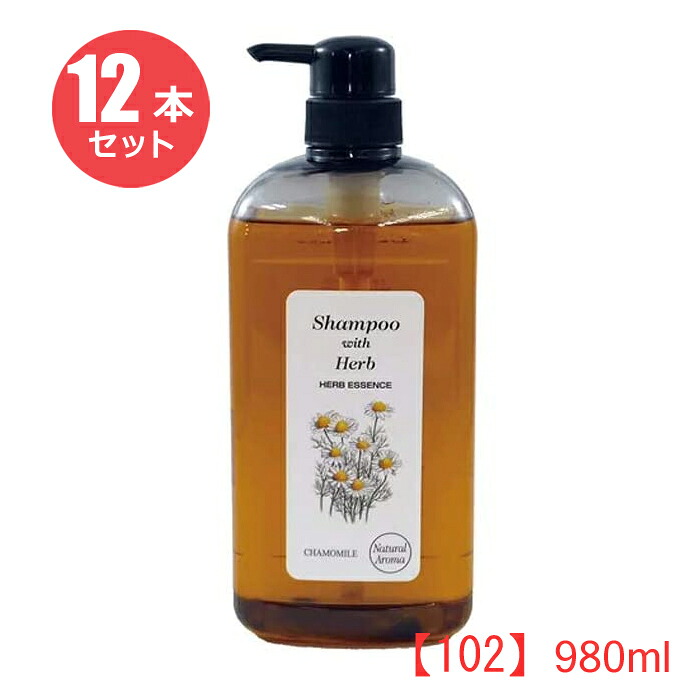 【１ケース / 12本セット】グレース ナチュラルヘア ＥＲシャンプー（102）980ml