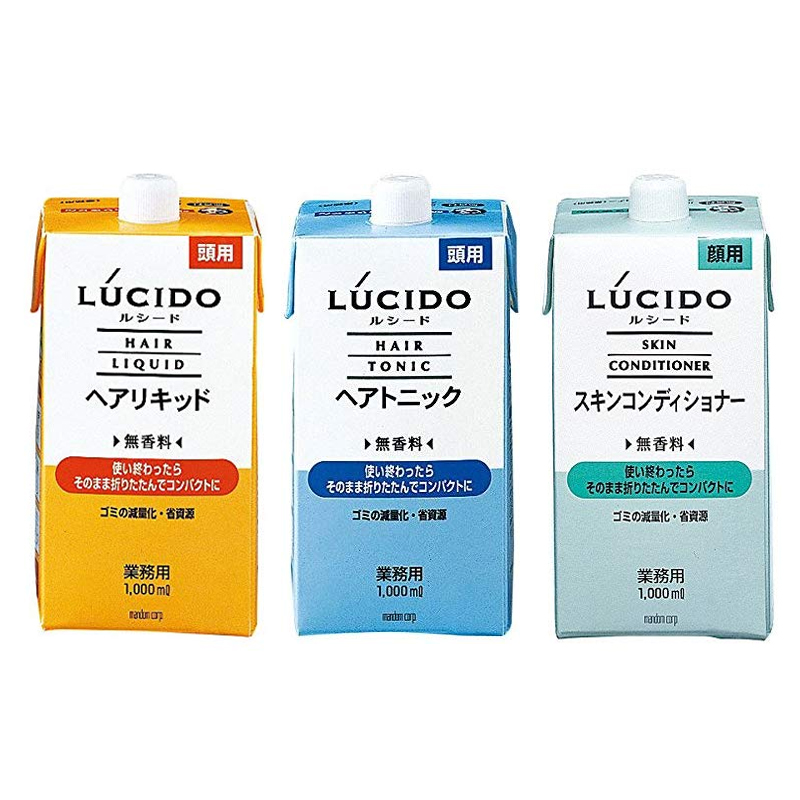 最大83％オフ！ マンダム LUCID ルシード ヘアトニック 1000ml ヘアリキッド1000ml スキンコンディショナー1000ml  fucoa.cl