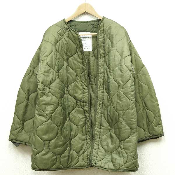 USED 米軍 M-65 モッズコート用キルティングライナー