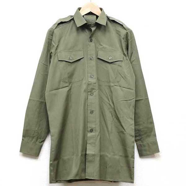 デッドストック 80s 米軍 OG507ユーティリティシャツ ミリタリーS95b MILITARY 実物 新品 デッドストック 米軍 ユーティリティー