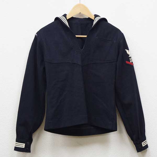 楽天市場】【中古】美品◇実物 米海軍 U.S.NAVY マリン セーラーシャツ