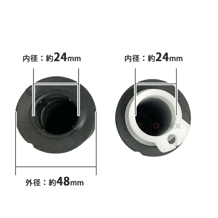 市場 ハンドル セット グリップ ラバー エンド 24mm 非貫通 スロットルパイプ インナー 左右 バイク