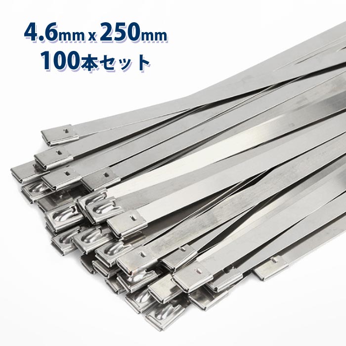 楽天市場】ステンレス 結束バンド タイラップ 4.6x350mm 10本 セットホースバンド インシュロック 耐熱 耐腐食 屋外 コード ケーブル  配線工事 車 バイク 排気管 マフラー パイプ 配線 整理 ガーデニング : オートパーツ フェニックス