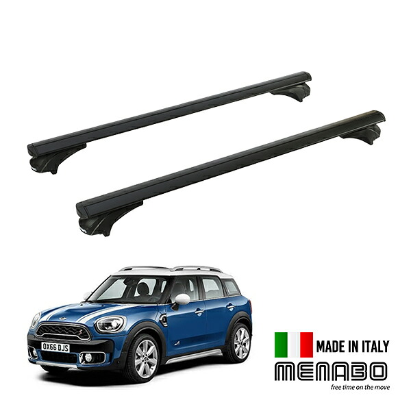 【MENABO 正規品】 BMW ミニ クロスオーバー F60 ベースキャリアセット SONIC ダイレクトルーフ ノーマルルーフレール ルーフキャリア イタリア製 メナボ｜オートウェアー店