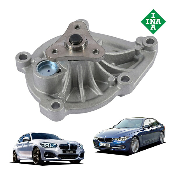 【INA 正規品】 BMW 1シリーズ F20 3シリーズ F30 M3 F80 1.5L 3.0L ウォーターポンプ ガスケット付き イナ シェフラーグループ 11517648827 11517550484