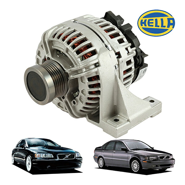 【HELLA 正規品】 ボルボ VOLVO S40 644型 S60 384型 S80 184型 C70 873型 2.0L 2.4L オルタネーター ダイナモ ヘラー製 9459077 9459092 8601699｜オートウェアー店