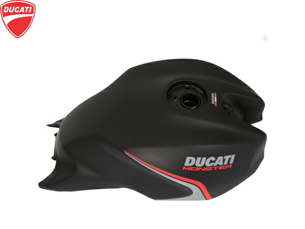 ドゥカティ 純正 モンスター 821 ステルス 燃料タンク マットブラック 塗装済み 58612691EC