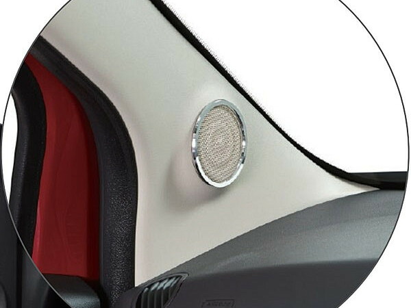 フィアット 純正 クロームスピーカーリングセット FIAT 500 500C 312 チンクエチェント 59124584 |オートウェアー店