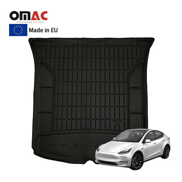 【OMAC 正規品】 プレミアムラゲッジマット テスラ モデルY 20-24y (令和2年6月～現行) オールウェザー 高耐久性 ラゲッジトレイ｜オートウェアー店