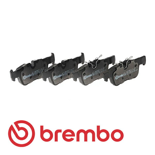 【BREMBO 正規品】 BMW MINI ミニ F55 F56 F57 F60 One Cooper クーパー リア ブレーキパッドセット 左右4枚 ブレンボ プライム ECE R90 認証 P06094