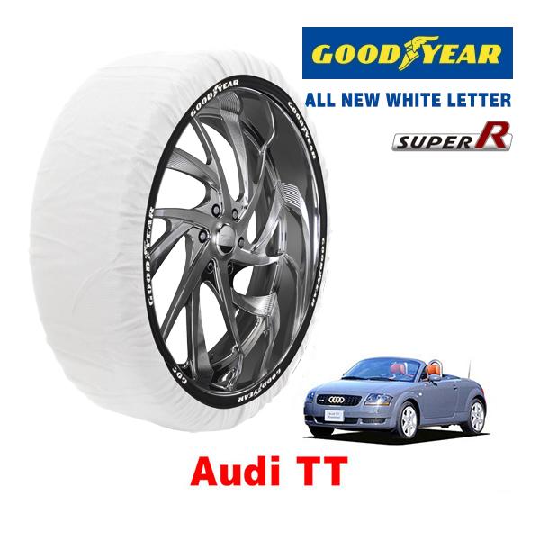 【GOODYEAR 正規品】グッドイヤー スノーソックス 布製 タイヤチェーン SUPER R / Mサイズ AUDI アウディ TT / GH-8NBAMF タイヤサイズ： 225/45R17 17インチ用