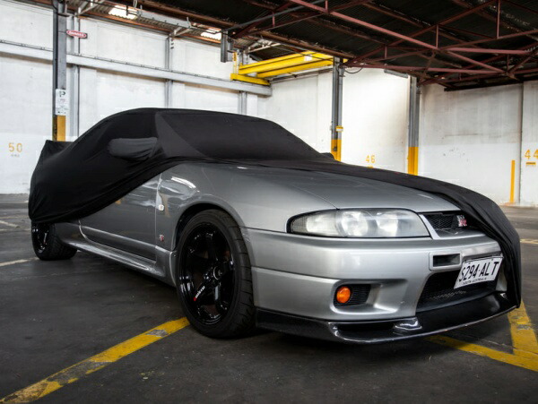 【FITMINT 正規品】日産 ニッサン スカイライン GT-R GTS GTST R33 BCNR33 インドアカーカバー 屋内用ボディカバー ブラック オーストラリア製