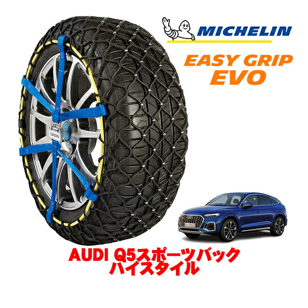 MICHELIN 正規品ミシュラン スノーチェーン イージーグリップ EVO サイズ16 255/45R20 20インチ スノーソックス タイヤ チェーン 非金属 AUDI Q5スポーツバック ハイスタイル 3CA-FYDTPS 4WD