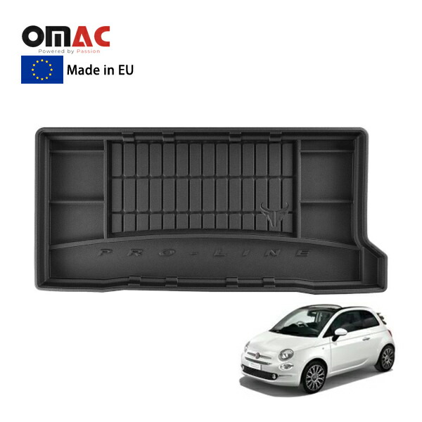 【OMAC 正規品】 プレミアムラゲッジマット オールウェザー ラゲッジトレイ フィアット FIAT 500 312系 チンクエチェント