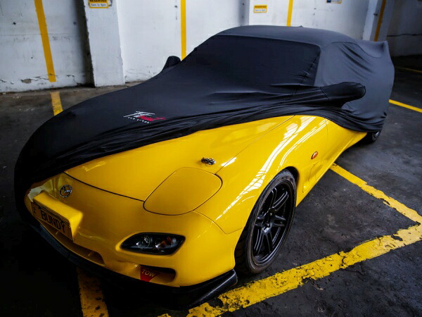 【FITMINT 正規品】マツダ RX-7 FD FD3S型 スピリットR タイプRB バサースト インドアカーカバー 屋内用ボディカバー ブラック 専用設計