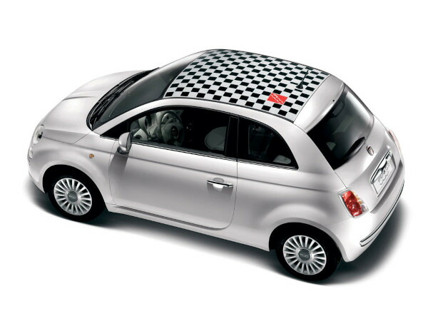 フィアット 純正 ルーフステッカー FIAT 500 500C 312 チンクエチェント 50901834