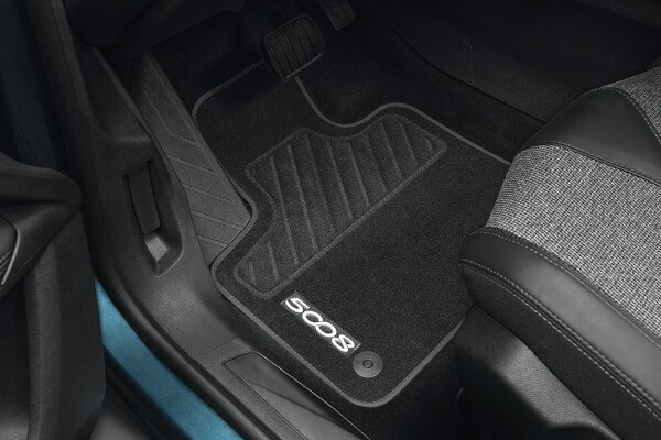 プジョー 純正 5008 T8 平成25年2月～平成29年2月 フロアマット カーマット 1台分 フロント リア ベロアタイプ 右ハンドル用 1616446880