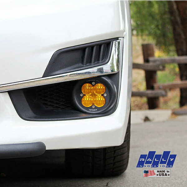 【Rally Innovations 正規品】専用設計 LEDフォグランプ コンバージョンキット アンバー 12-17y(平成24年10月～平成29年4月) スバル XV GP系 Baja Designs ラリーイノベーション