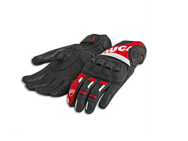 ドゥカティ 純正 グローブ サイズS メンズ Sport C4 ファブリック レザー タッチスクリーン 手袋 CEマーク Ducati 正規品 981077103｜オートウェアー店