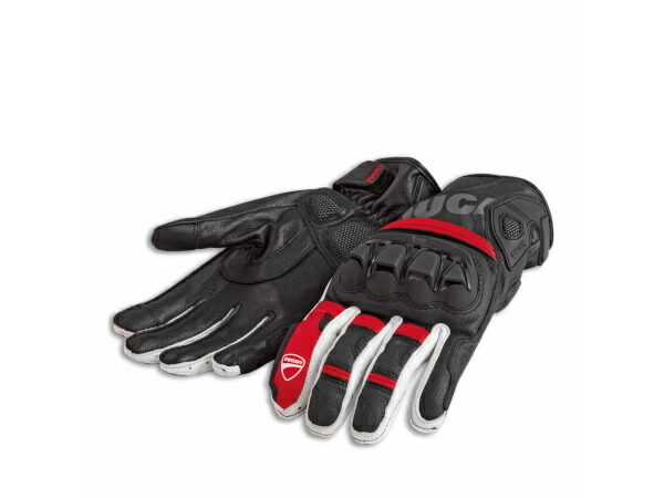 ドゥカティ 純正 グローブ サイズS メンズ Sport C4 ファブリック レザー タッチスクリーン 手袋 CEマーク Ducati 正規品 981077193|オートウェアー店