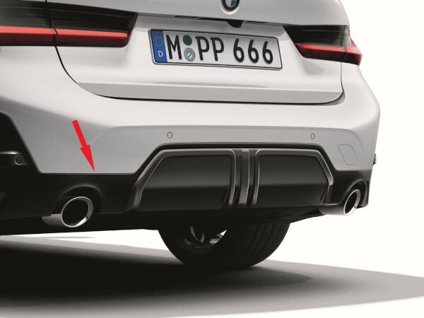 BMW 純正 リヤバンパーカバー 3シリーズ G20 G21 51195A4F522