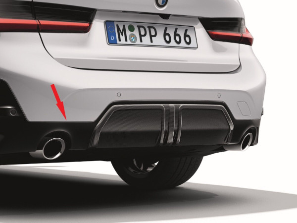 BMW 純正 リヤバンパーカバー 3シリーズ G20 G21 51195A4F521