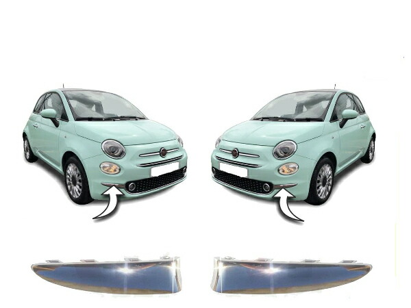 楽天市場】送料無料フィアット純正 FIAT 500 500C ABA-31212 前期 リアメッキバンパー クローム トリム純正品番31209  31212 31214 : オートウェアー楽天市場店