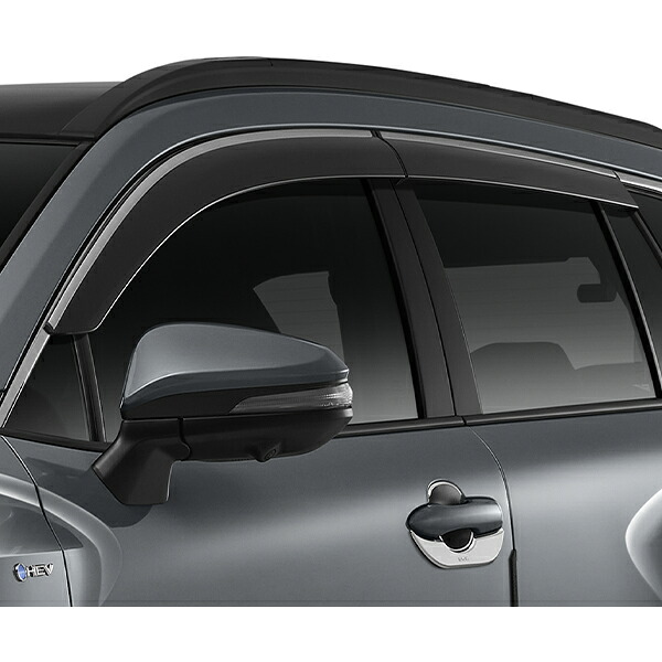 トヨタ 純正 カローラクロス 10系 ZVG11 ZSG10 ZVG15 前期 TOYOTA COROLLA CROSS ドアバイザー サイドバイザー ウインドウバイザー 金具付 PC162-0A006