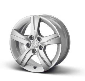 プジョー 純正 508 W2 アロイホイール 1本 5穴 推奨タイヤサイズ 215/55R17 スタイル02 PEUGEOT 00005402EX