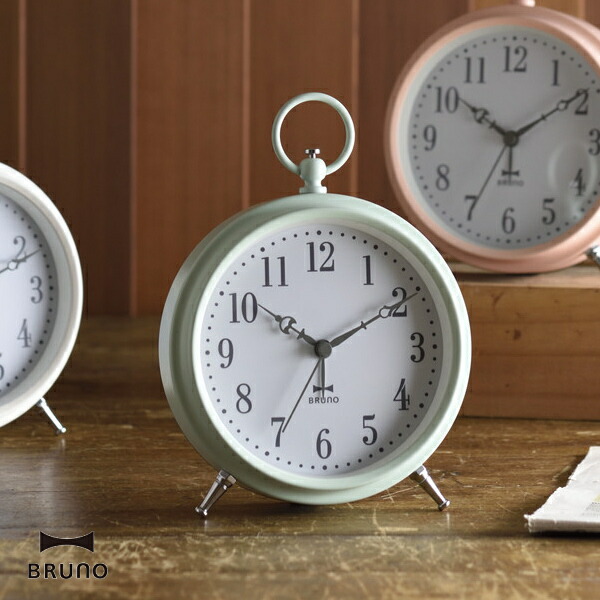 楽天市場 置き時計 Bruno ブルーノ パステルレトロアラームクロック a008 置時計 おしゃれ デザイン 子供 ギフト 引っ越し 新生活 バレンタイン 結婚 祝い 10倍 新生活 バレンタイン 引っ越し プレゼント ａｗａｔｓｕ