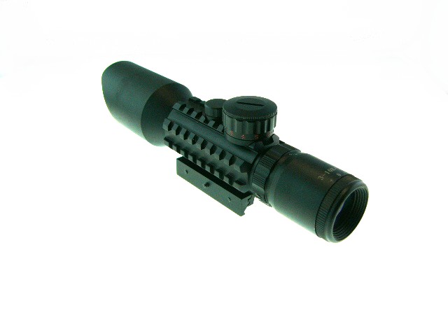楽天市場】1.5-5.5x20ショートズームスコープ赤緑発光小型コンパクト