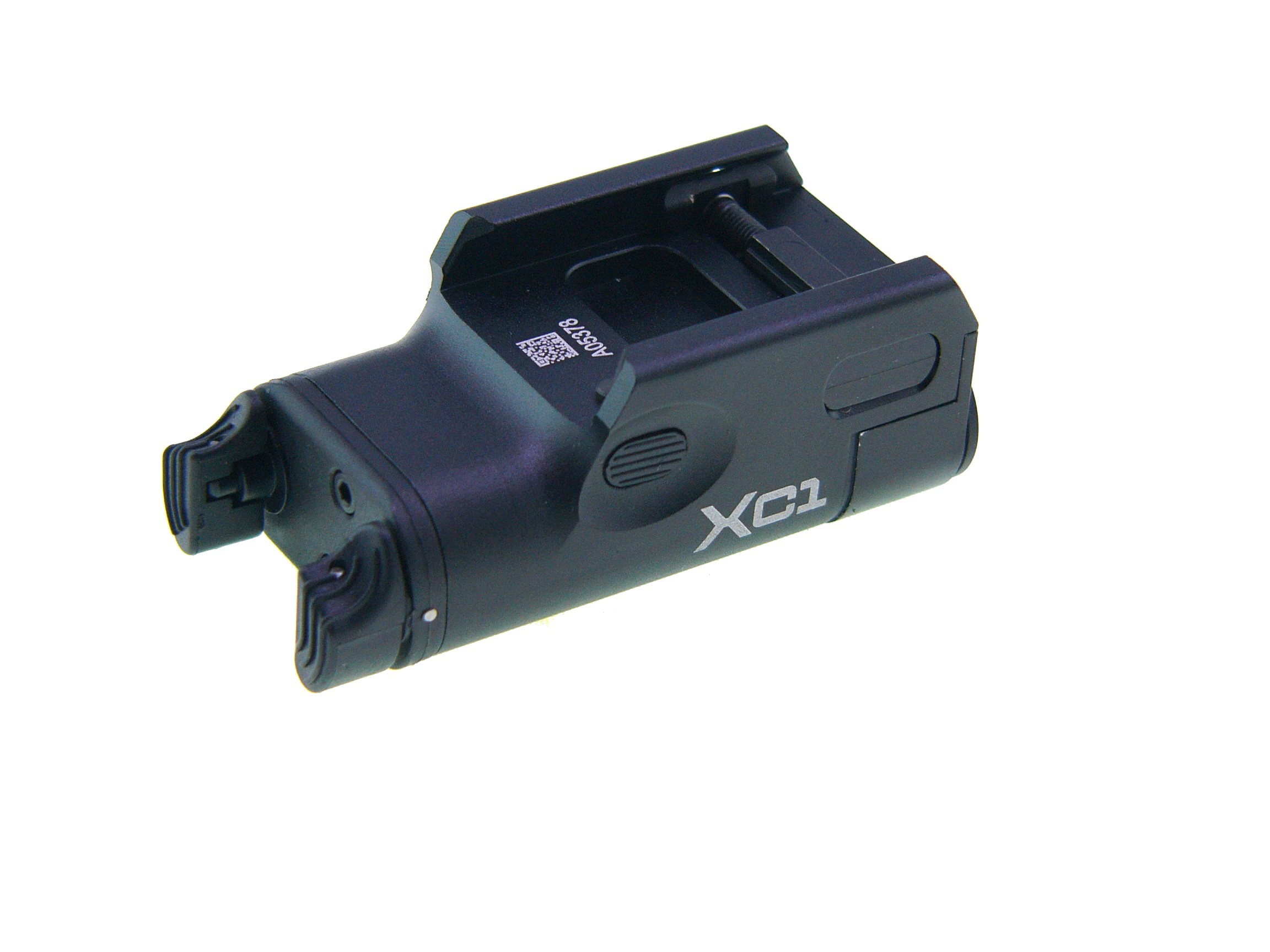 XC1型LEDピストルライト黒ハンドガンライト新品20ｍｍレイル対応。