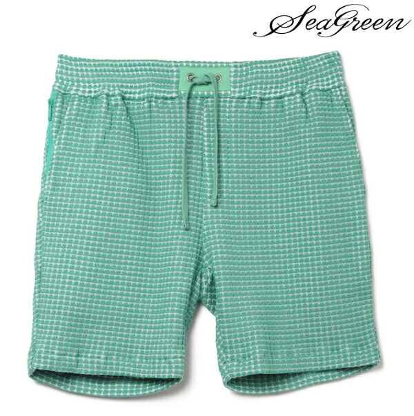 入荷待ち Seagreen Big Waffle Shorts ビッグ ワッフル ショーツ ミントグリーン Mint Green サーフ カジュアル シーグリーン メンズ オニワッフル ハーフパンツ 短パン ショートパンツ カリフォルニア 海 送料無料 新作 古英語辞典小島謙一 ズボン パンツメンズ