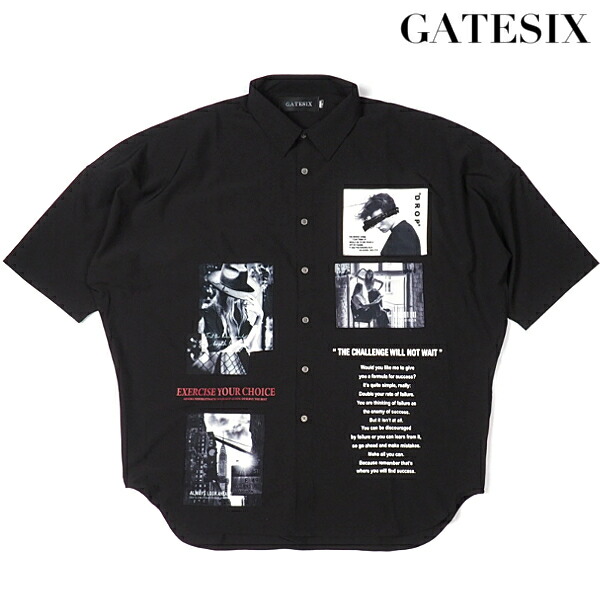上質で快適 楽天市場 Gatesix フォトプリント 半袖 オーバーシャツ 大きめ ビッグシルエット オーバーサイズ Black ブラック ストリート 韓国ファッション シンプル ゲートシックス メンズ 送料無料 新作 B 2wild 楽天カード分割 Www Septlaxcala Gob Mx