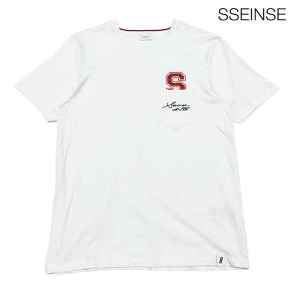 【楽天市場】【SALE】SSEINSE「 "S" Logo Poket S/S Tee」 センス ポケTee Sロゴデザイン シンプル メンズ 半袖Tシャツ カジュアルTシャツ ワンポイント